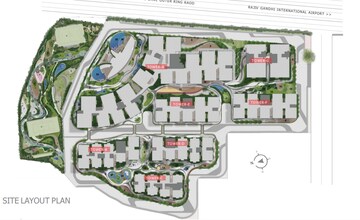 Master Plan in 2.5 BHK Apartment at IRA Moon Glade, Narsingi – for Sale