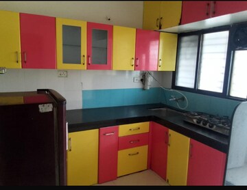 Kitchen in 1 BHK Apartment at Sudarshan Shubharambh Corner, Kharadi – for Rent