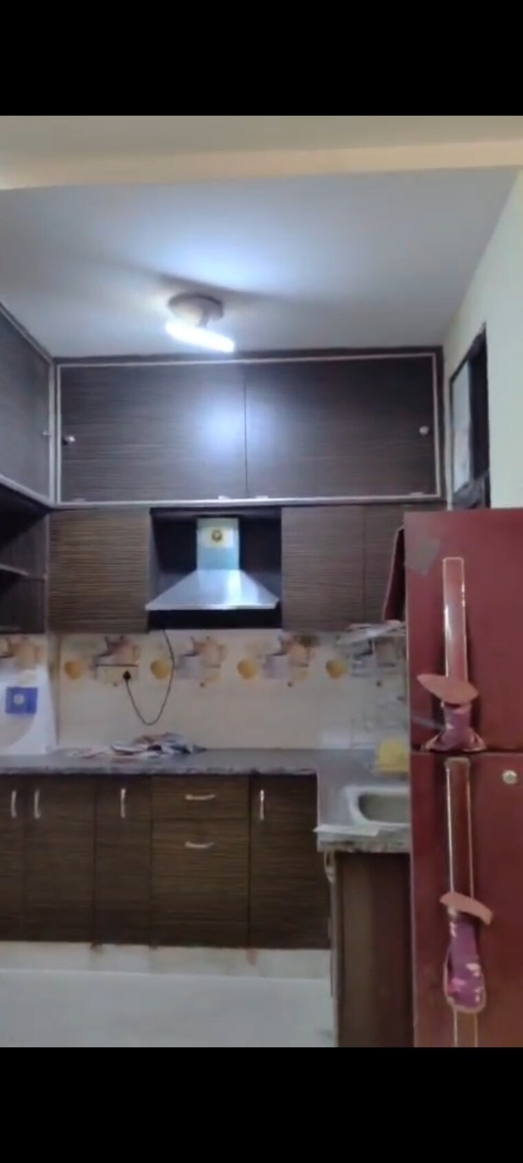 Kitchen, maya-homes 3 Bedroom 1400 Sq.Ft. Builder Floor In Indrapuram Ghaziabad 9460831