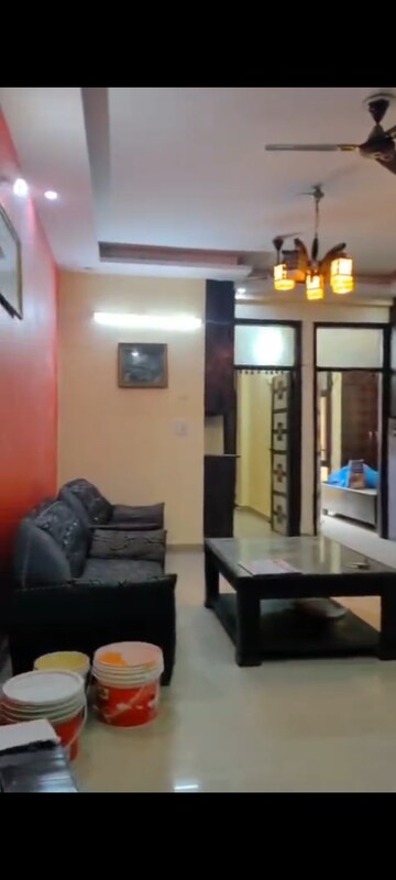 Living Room in 3 BHK Builder Floor at Maya Homes, Indrapuram – for Rent