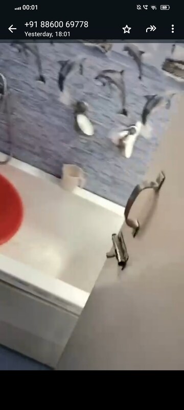 Bathroom in 2 BHK Apartment at Express Garden, Vaibhav Khand – for Sale