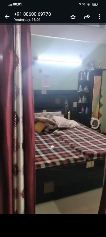 Bedroom in 2 BHK Apartment at Express Garden, Vaibhav Khand – for Sale