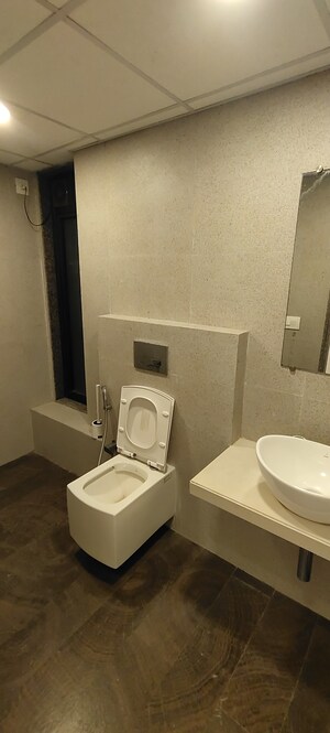 Bathroom in 3 BHK Apartment at Kanakia Silicon Valley, Powai – for Rent