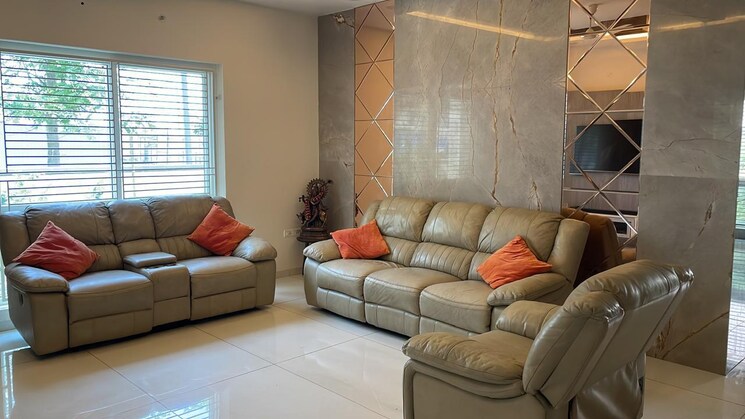 Bedroom, rajapushpa-green-dale 4 Bedroom 4660 Sq.Ft. Villa In Tellapur Hyderabad 9460871