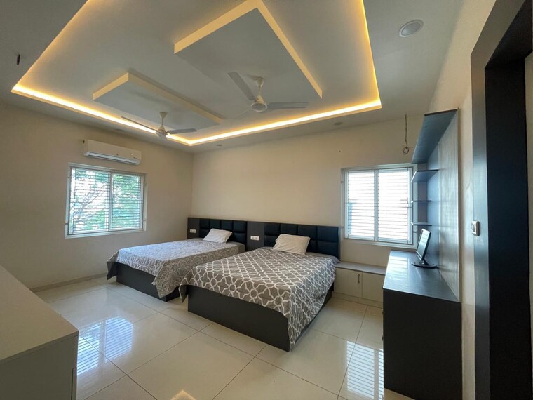 Living Room, rajapushpa-green-dale 4 Bedroom 4660 Sq.Ft. Villa In Tellapur Hyderabad 9460871