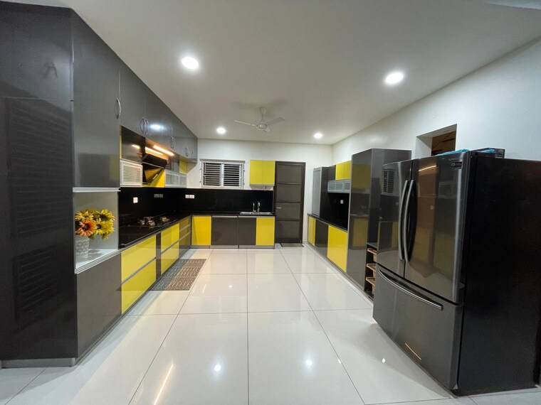 Kitchen, rajapushpa-green-dale 4 Bedroom 4660 Sq.Ft. Villa In Tellapur Hyderabad 9460871
