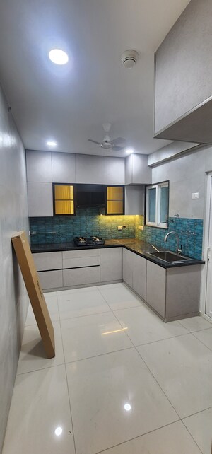 Kitchen in 3 BHK Apartment at Rajapushpa Provincia, Narsingi – for Rent