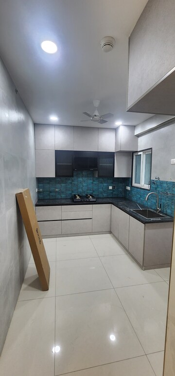 Kitchen in 3 BHK Apartment at Rajapushpa Provincia, Narsingi – for Rent