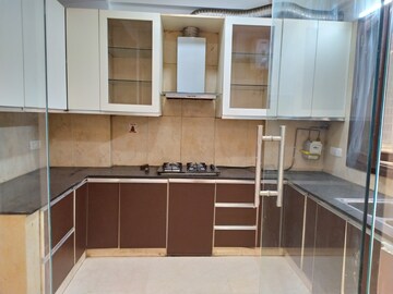 Kitchen in 3 BHK Builder Floor at Greater Kailash I – for Rent