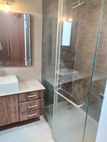 Attached Bathroom in 3 BHK Builder Floor at Greater Kailash I – for Rent
