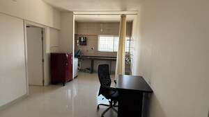 Living Room in 1 BHK Apartment at Gera Shrishti, Wagholi – for Rent