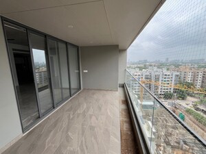 Balcony in 4 BHK Apartment at Thaltej Shilaj Road – for Rent