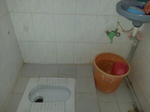 Bathroom in 1 BHK Independent House at Rt Nagar – for Rent