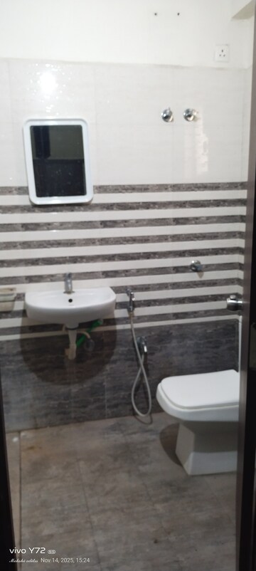 Bathroom in 3 BHK Apartment at Pavani Laxmi Nivas, Madhapur – for Rent