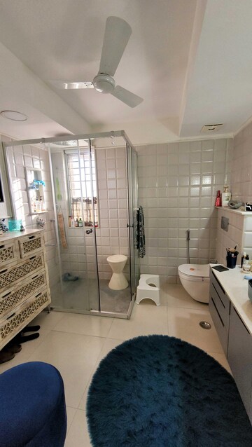 Bathroom in 3 BHK Apartment at Parsvnath Exotica, Sector 53 – for Rent