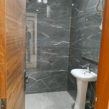 Bathroom in 2 BHK Builder Floor at Chattarpur – for Sale