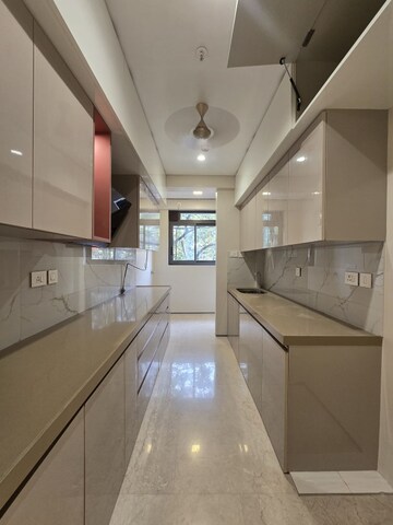 Kitchen in 3 BHK Apartment at Rustomjee Seasons, Bandra East – for Rent