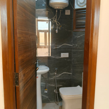 Bathroom in 2 BHK Builder Floor at Chattarpur – for Sale