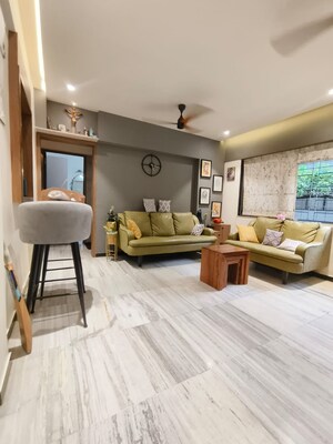 Living Room in 2 BHK Apartment at Ic Colony – for Sale