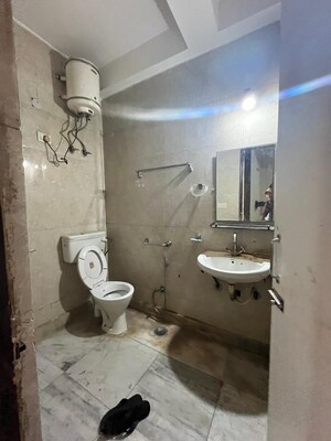 Bathroom in 2 BHK Builder Floor at Saket – for Rent