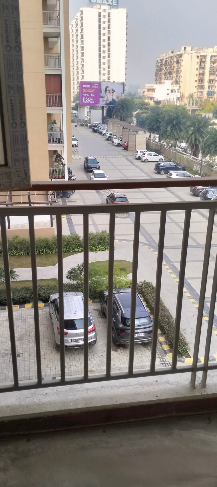 Balcony, rishita-manhattan 4 Bedroom 2506 Sq.Ft. Apartment In Gomti Nagar Lucknow 9461631