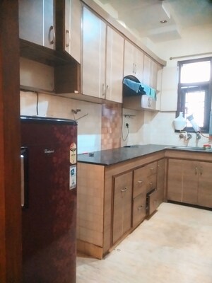Kitchen in 2 BHK Builder Floor at South Patel Nagar – for Rent