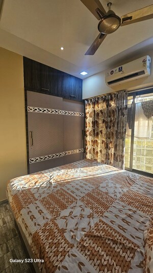 Bedroom in 3 BHK Apartment at Cosmos Jewels, Ghodbunder Road – for Rent