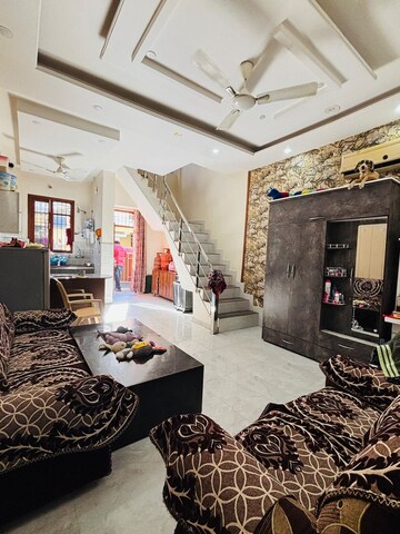 Living Room in 3 BHK Penthouse at MS Enclave Zirakpur, Dhakoli – for Sale