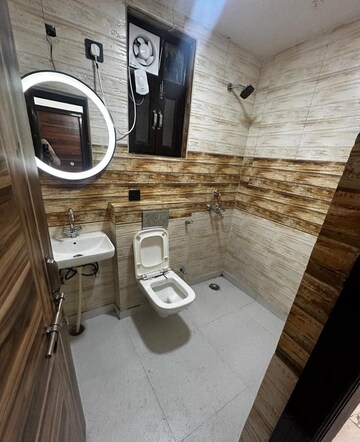 Bathroom in 4 BHK Builder Floor at City Group Housing Society, Sector 55 – for Rent