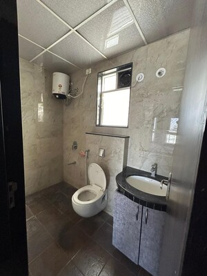 Bathroom in 2 BHK Apartment at Nyati Elysia, Kharadi – for Rent