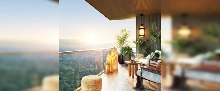 Balcony, birla-niyaara 2 Bedroom 849 Sq.Ft. Apartment In Worli Mumbai 9462088