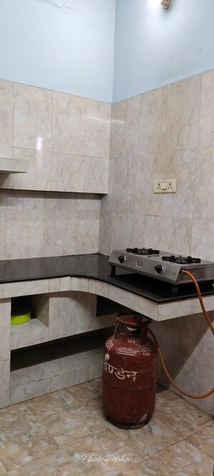Kitchen in 1 BHK Villa at Ravindra Garden, Aliganj – for Rent