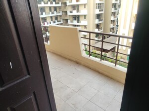 Balcony in 3 BHK Apartment at Jaipurias Sunrise Greens, Ahinsa Khand 1 – for Rent