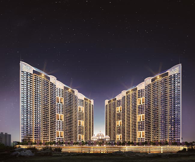 2 BHK + Extra Room 846 Sq.Ft. Apartment in Paradise Sai World Empire