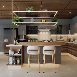 Kitchen in 4 BHK Apartment at Ivory County, Sector 115 – for Sale