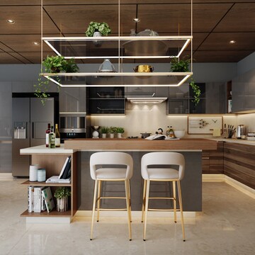 Kitchen in 4 BHK Apartment at Ivory County, Sector 115 – for Sale