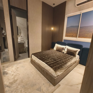 Bedroom in 1 BHK Apartment at Lodha New Cuffe Parade, Wadala Truck Terminal – for Rent