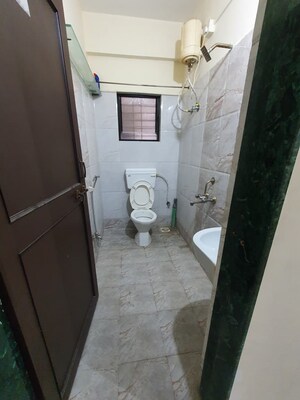 Bathroom in 1 RK Apartment at Mirchandani Sunshine Villas, Pimple Nilakh – for Rent