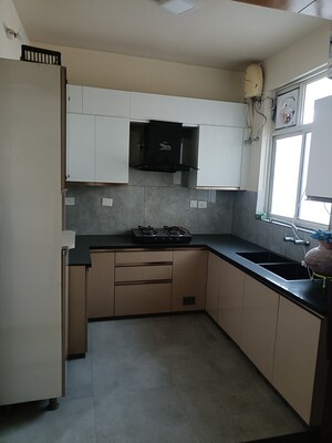 Kitchen in 3 BHK Builder Floor at Ansal API Esencia, Sector 67 – for Rent