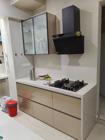 Kitchen in 2.5 BHK Apartment at Hiranandani Meadows, Manpada – for Rent