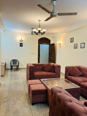 Living Room in 2 BHK Builder Floor at Saket – for Rent