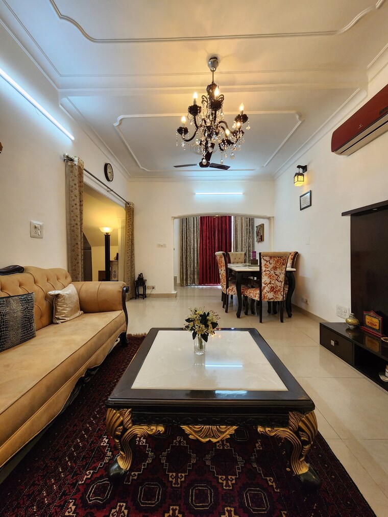 Living Room, rwa-pocket-k-triveni-phase-2 2 Bedroom 1100 Sq.Ft. Apartment In Sheikh Sarai Delhi 9462564
