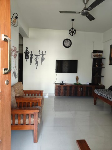 Living Room in 2 BHK Apartment at RK Green Heights, Gubbalala – for Sale