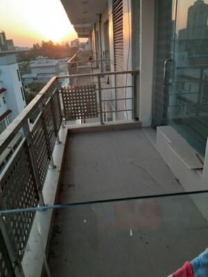 Balcony in 1 RK Apartment at Golden Arcade Gurgaon, Sector 67 – for Rent