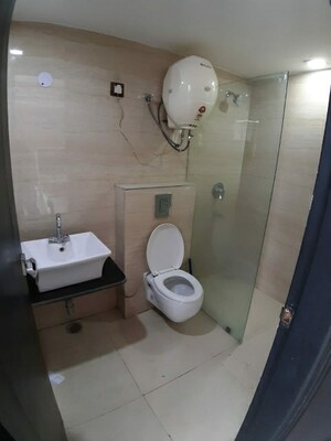 Bathroom in 1 RK Apartment at Golden Arcade Gurgaon, Sector 67 – for Rent