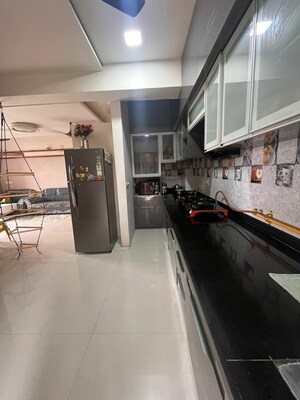 Kitchen in 3 BHK Apartment at Chandkheda – for Rent