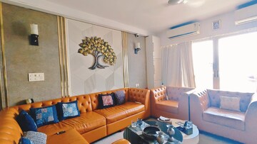 Living Room in 3 BHK Apartment at Adani Western Heights Sky Apartments, Andheri West – for Rent