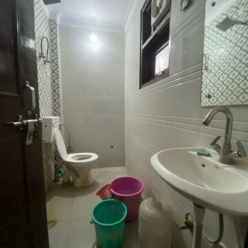 Bathroom in 1 BHK Builder Floor at Chattarpur – for Rent