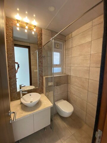 Bathroom in 3.5 BHK Apartment at Gokaldas Moksh, Yelahanka – for Rent