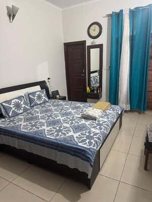 Bedroom in 3 BHK Apartment at Guru Nanak Enclave, Dhakoli – for Sale